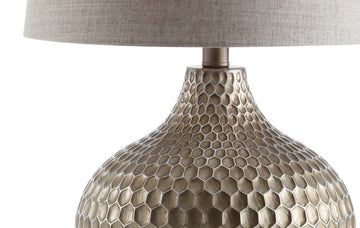 Bates 22" Honeycomb LED Table Lamp - JONATHAN Y